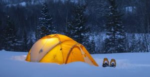 What temperature is too cold for camping