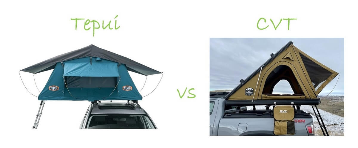 Tepui versus CVT roof top tents